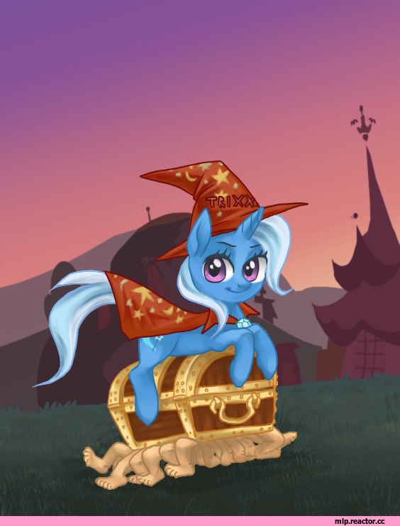 ,my little pony,Мой маленький пони,фэндомы,mlp art,minor,второстепенные персонажи,Trixie,Трикси,discworld,Rincewind,Сhest