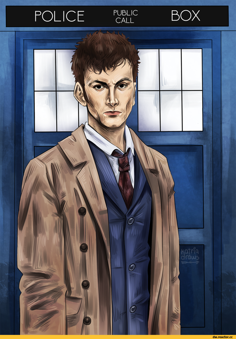 ,DW Art,Doctor Who,Доктор кто, DW,фэндомы,10 Доктор,Десятый Доктор,Доктор (DW),Таймлорды,TARDIS,katriadraws