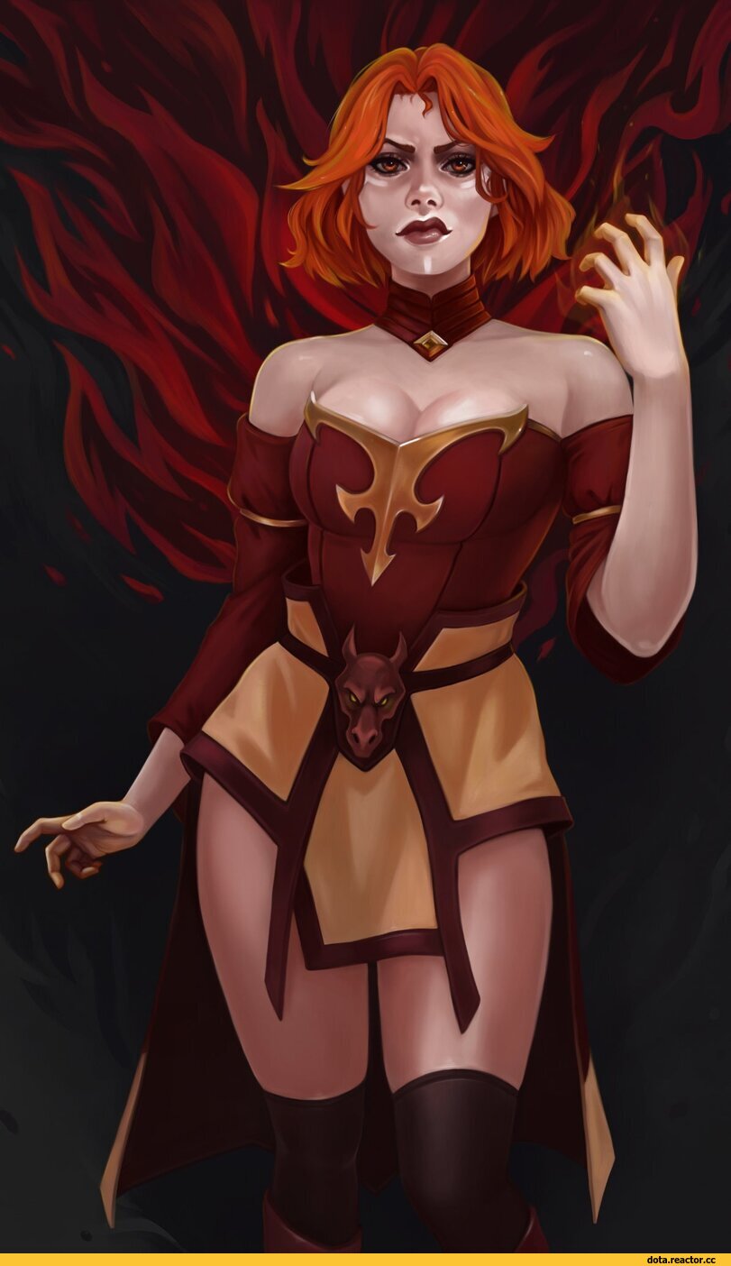 ,Dota,Dota 2, Дота, Дота 2, Defence of the Ancients,фэндомы,Lina,Lina,natty.spb,Натали Веселова,artist